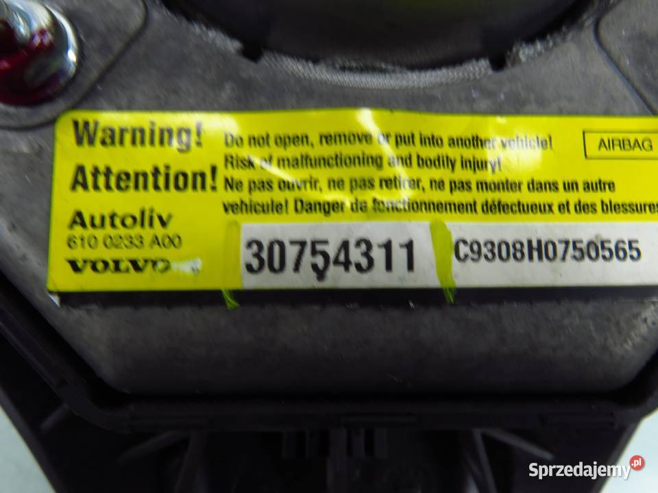 PODUSZKA KIEROWCY VOLVO S60 I 384 30754311