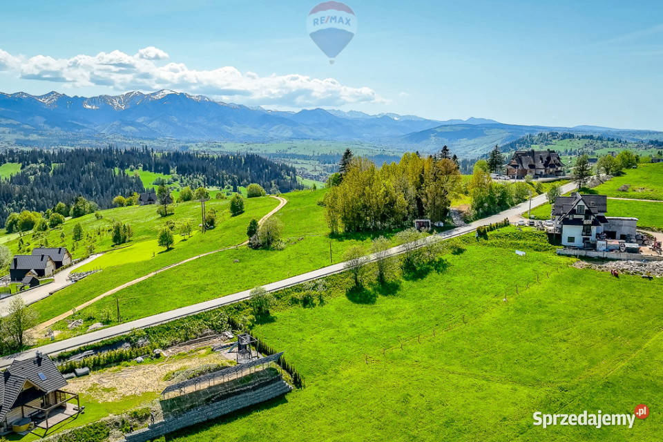 Działka inwestycyjna z widokiem na Tatry Gliczarów Górny