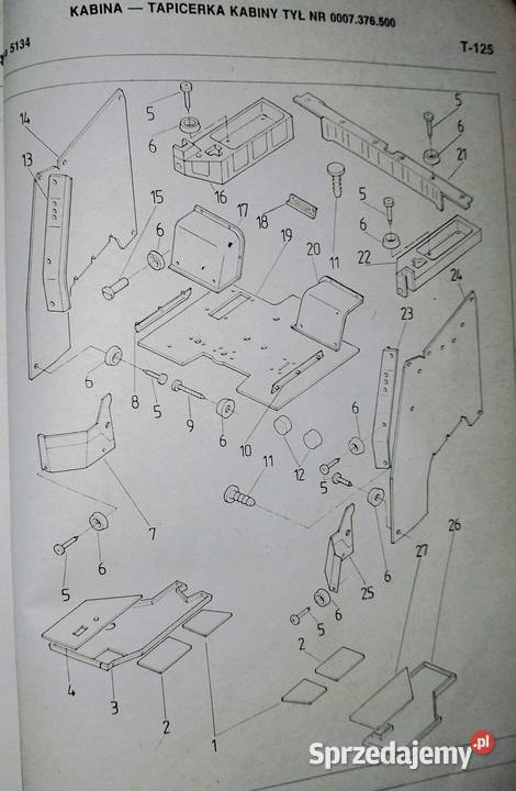 Osłona narożna błotnika tylna lewa 7376012 Tyczyn