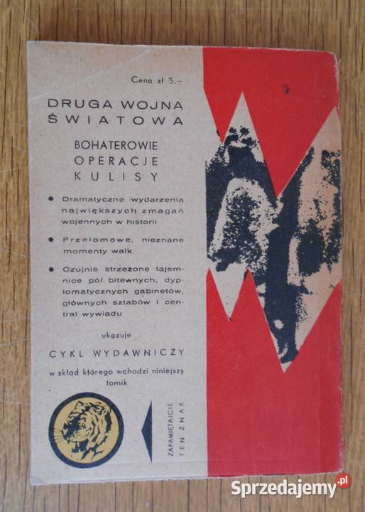Żółty Tygrys W potrzasku 1966 miękka Parczew sprzedam