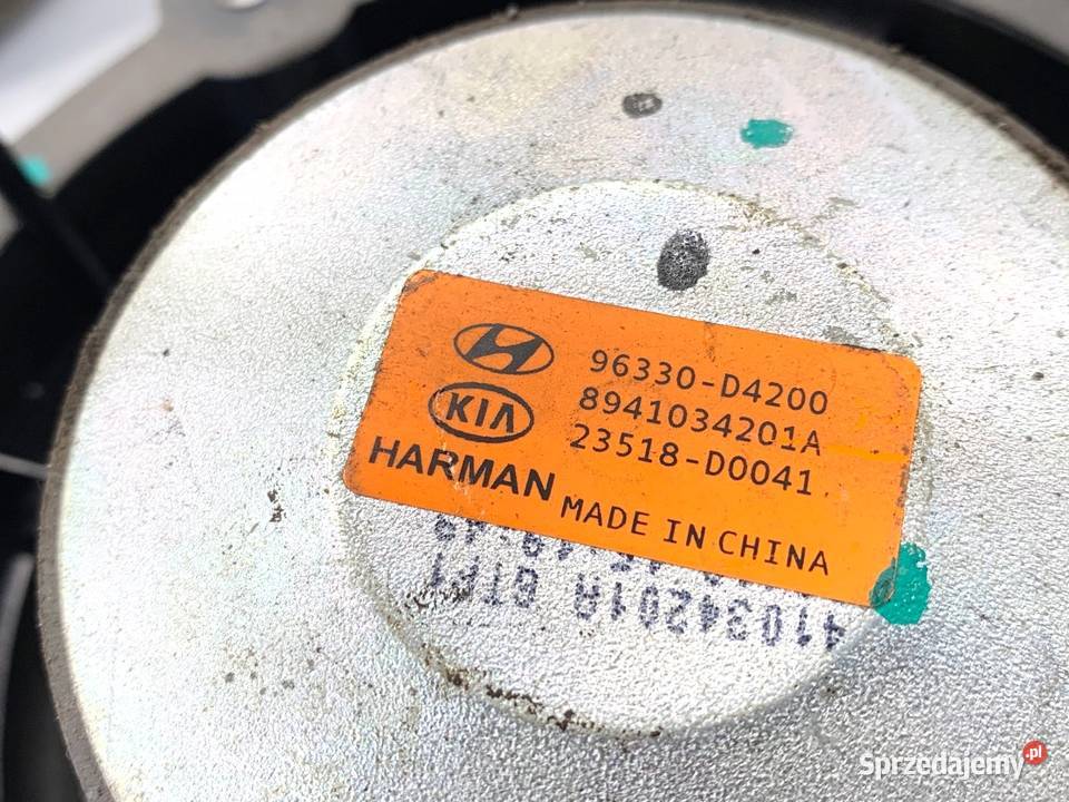 GŁOŚNIKI KOMPLET KIA OPTIMA 96330D4200 Kombi Sprzęt audio fabryczny