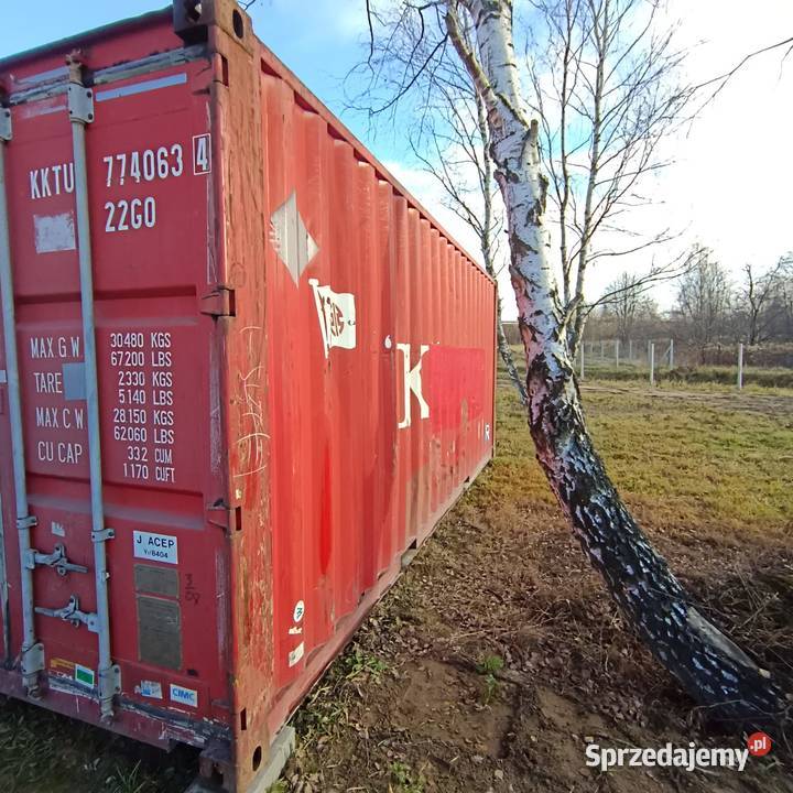 Kontener morski magazynowy używany 20DC Magazynowanie Rzeszów