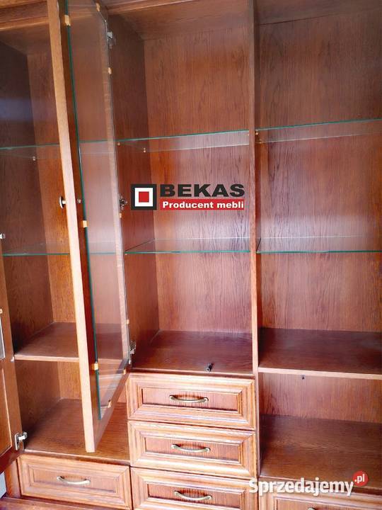 Stylowa Biblioteczka 160 Lity Dąb Bekas Meble 50cm Toruń