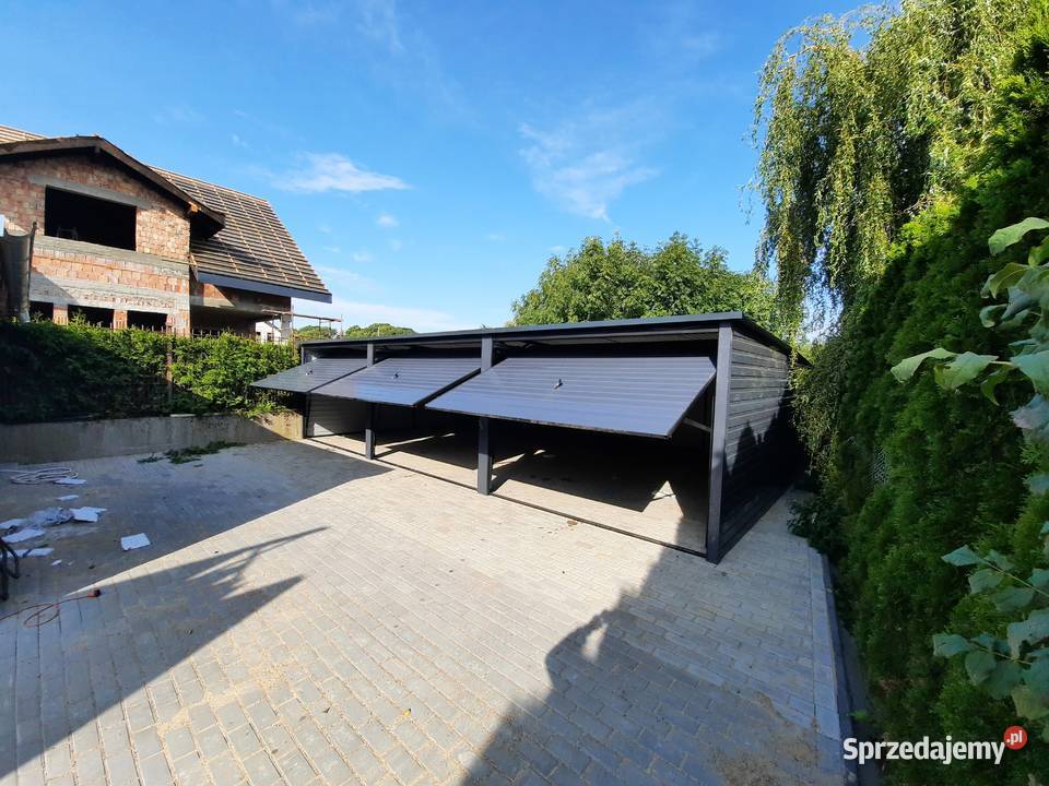 Grafitowy Garaż Blaszany Cieszyn