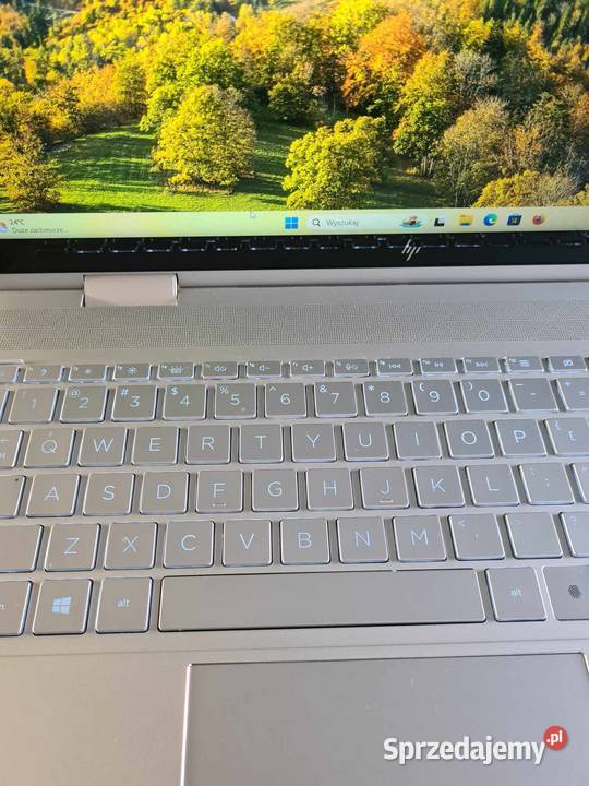 Laptop HP Envy x360 Convertible unikat srebny z Elektronika