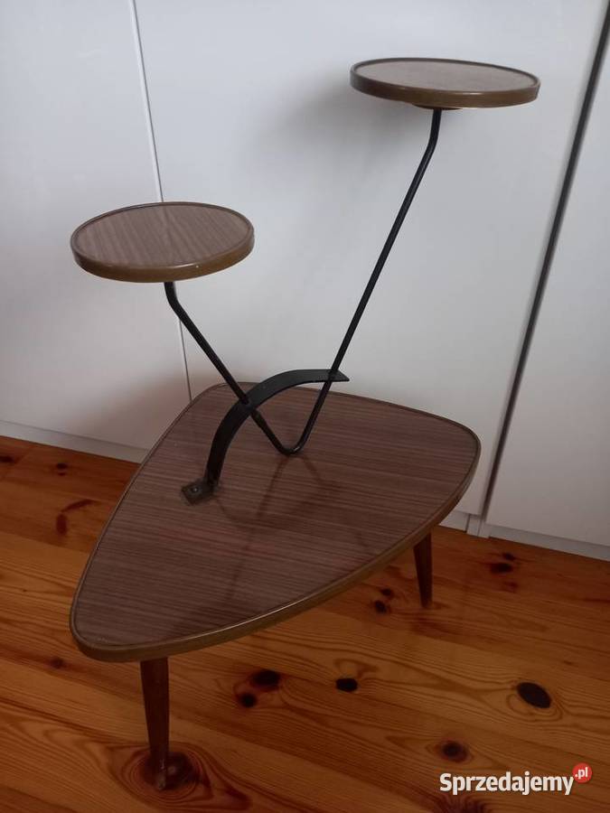 Stary kwietnik patyczak PRL vintage