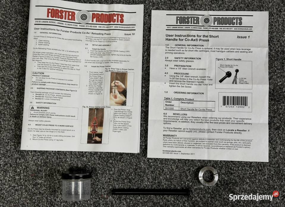 Prasa Forster COAX do elaboracji nowa dodatki zachodniopomorskie Gryfice sprzedam