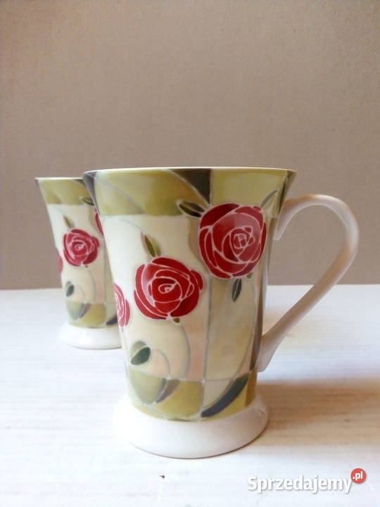 dwa kubki w róże Pimpernel vintage Częstochowa sprzedam