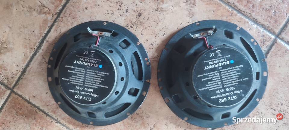 Głośniki Blaupunkt GTx 662 190W 45W sprzedam