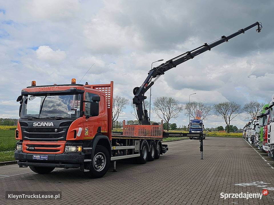 Scania P410 HIAB 258EP5 platforma 8x4 2018 411KM