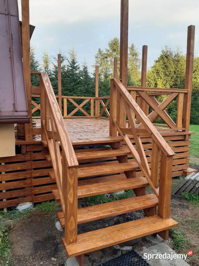Taras przydomowy Z17 taras Zadaszenie tarasu Architektura ogrodowa Przemyśl