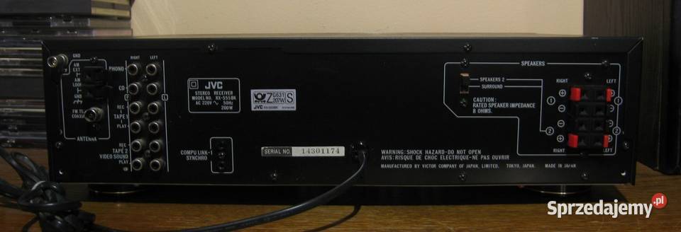 JVC RX-555 KOREKTOR 7-PASM SOLIDNY AMPLITUNER STEREO 2x100W Sandomierz ...