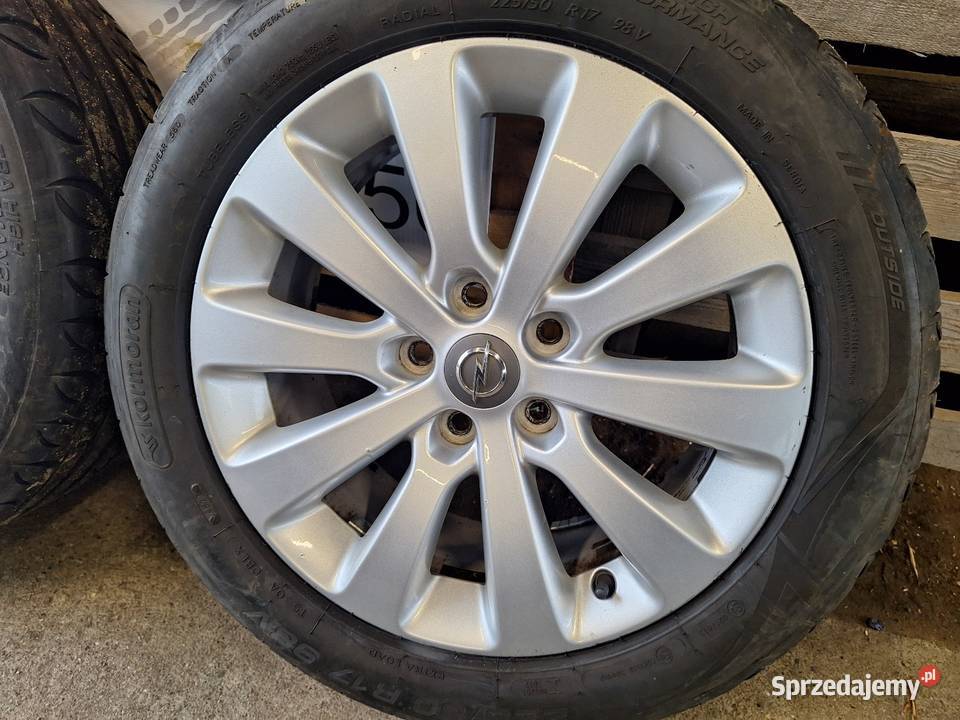 Alufelgi 5x115 17 ET44 OPEL Astra J Insignia Samochodowe Choceń