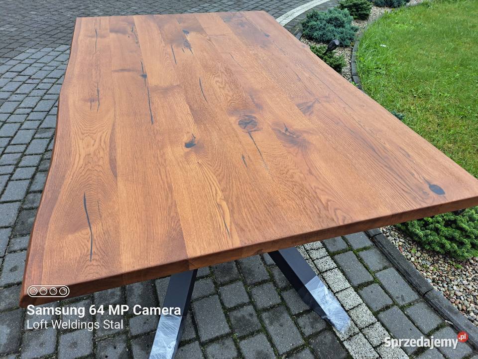 STÓŁ LOFT INDUSTRIAL Z DĘBU 76cm Stoły, krzesła, biurka Czersk