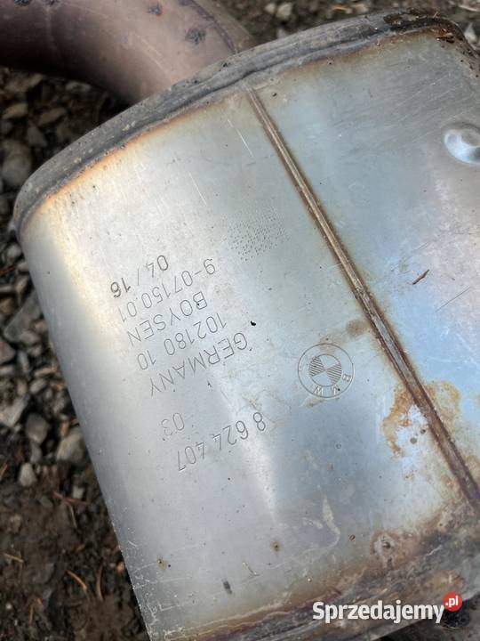 BMW F20 F21 118i B38 WYDECH TŁUMIK ORYGINALNY