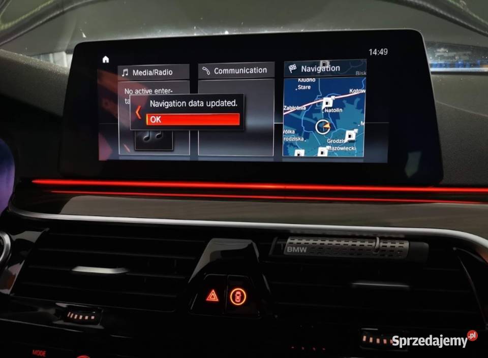 BMW aktywacja Apple CarPlay NBT EVO ID5 ID6 Mapa Aleksandrów Łódzki