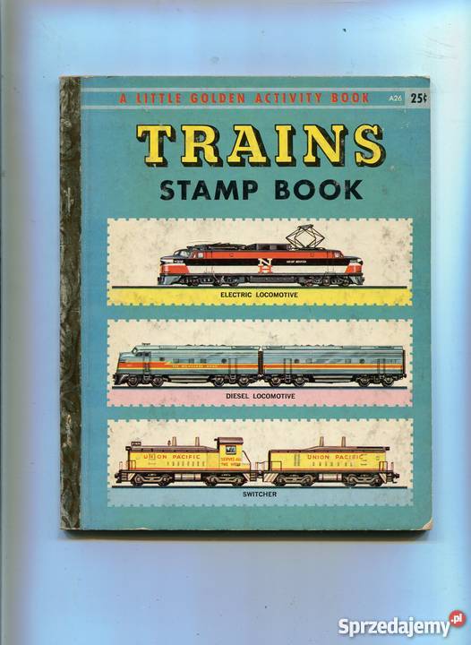 Trains Stamp Book A Little Golden Activity Book Szczecin