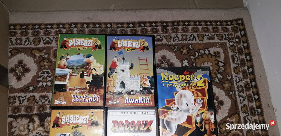 KASETY Sąsiedzi Asterix Gall Kacper i Białystok