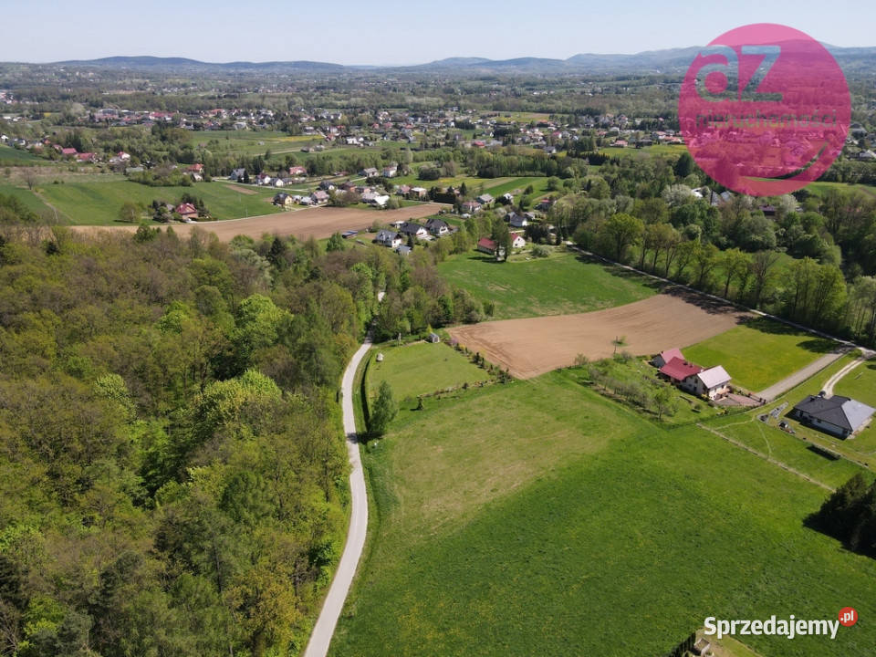 Malownicza widokowa działka budowlana koło Zagorzany