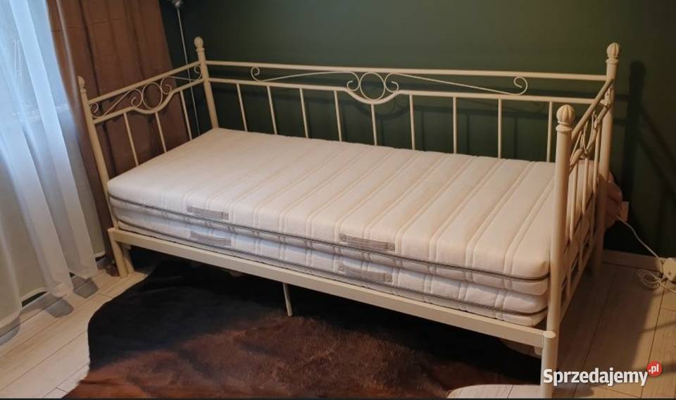 Łóżko IKEA rozsuwane 160x200 dwa materace Lublin