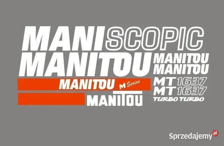 Naklejki oklejenie MANITOU MT 1637 Zamiennik Janików sprzedam