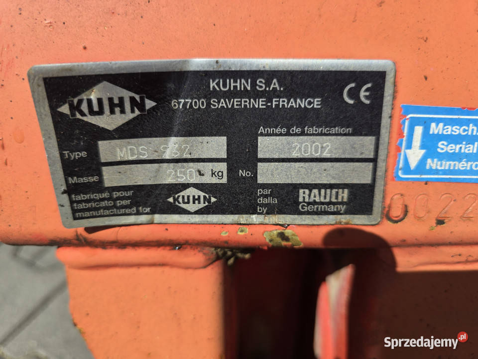 Rozsiewacz KUHN MDS 932 Q 1700 L 1024 m podlaskie Baliki