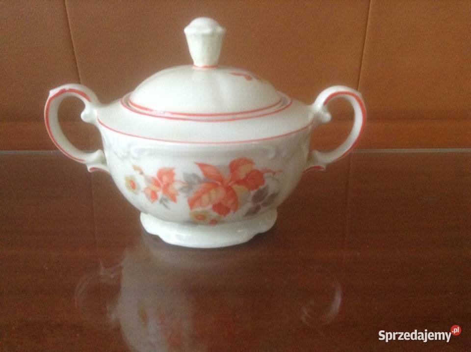 Stara cukiernica porcelanowa sygnowaną lata 1960 Antyki Opole