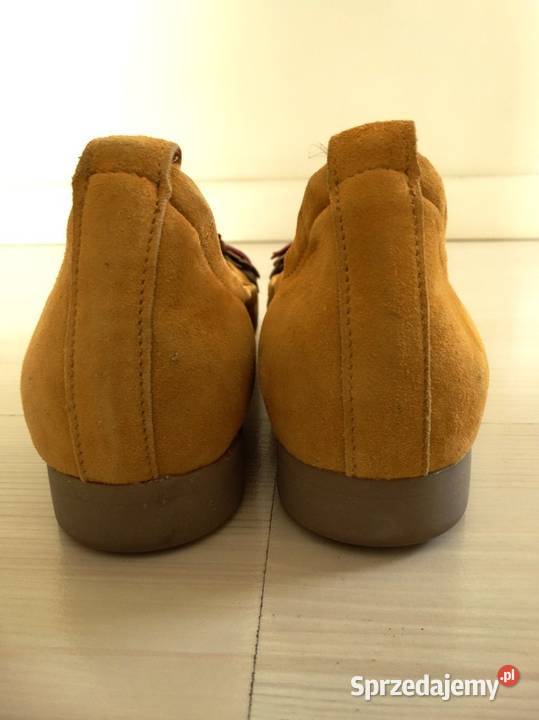 Buty Skórzane Skóra Naturalna Czółenka Baleriny Łomża