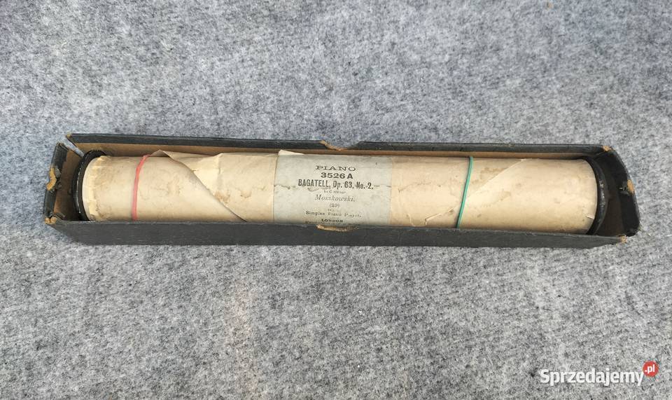 Rolka do pianoli Simplex Bagatell Moszkowski Leszno