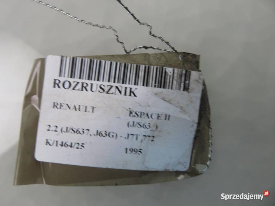 ROZRUSZNIK RENAULT ESPACE II 22 D9E851 osobowe