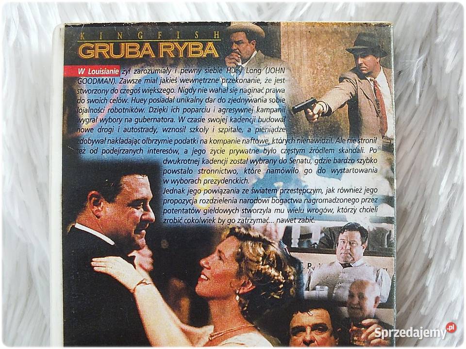Kaseta VHS Film Gruba Ryba John Goodman Film na lektor