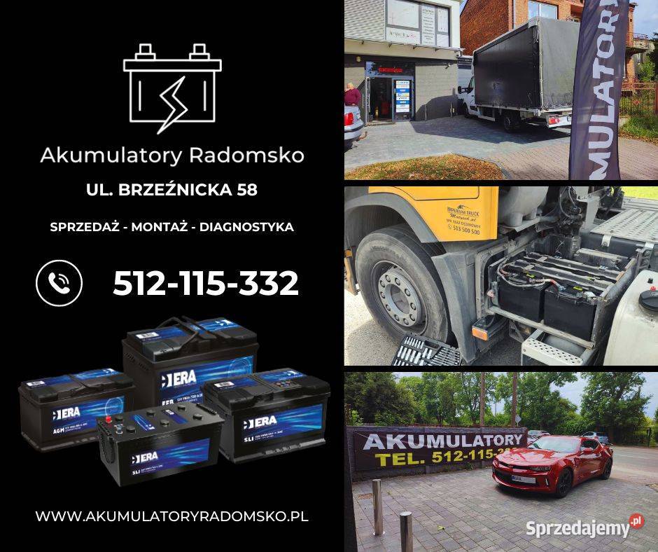 Akumulator ERA 72Ah 680A P Radomsko osobowe