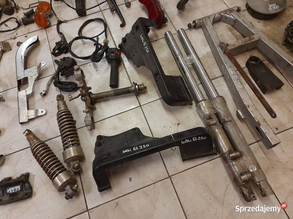Kawasaki EL 250 części eliminator