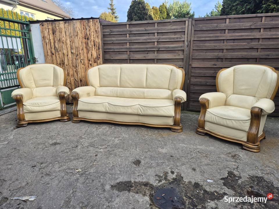 Komplet DES Cezar kanapa 3osobowa 2 x fotel Warszawa sprzedam