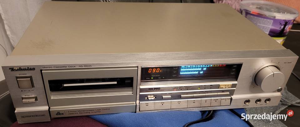 Technics RSB605 magnetofon srebrny dbx Jasło