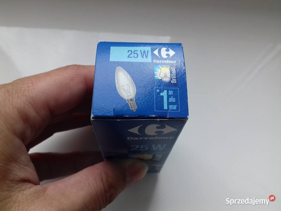 Żarówka wolframowa E14 25W Carrefour w pudełku