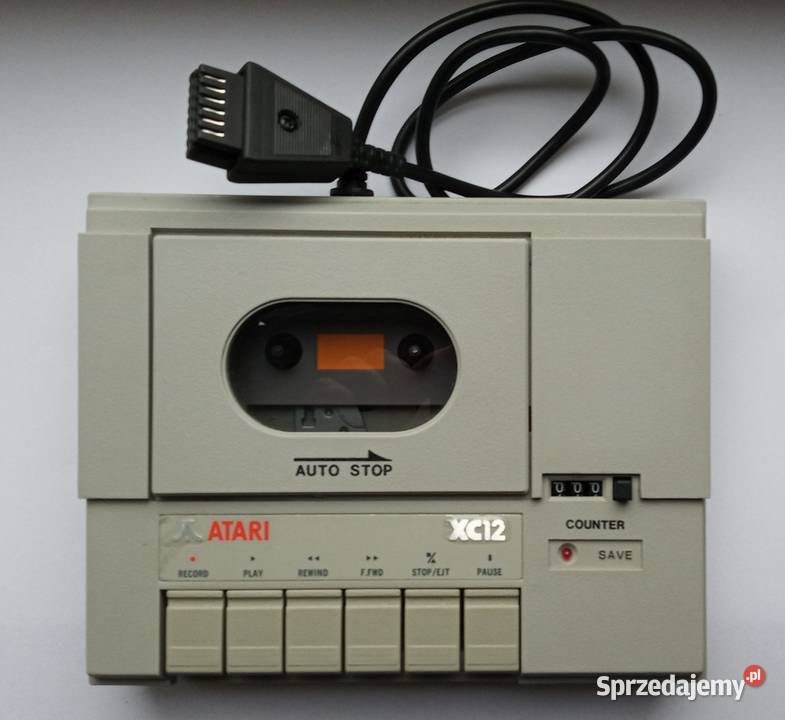 ATARI 12XC MAGNETOFON DO KOMPUTERÓW ATARI Napędy Kraków sprzedam