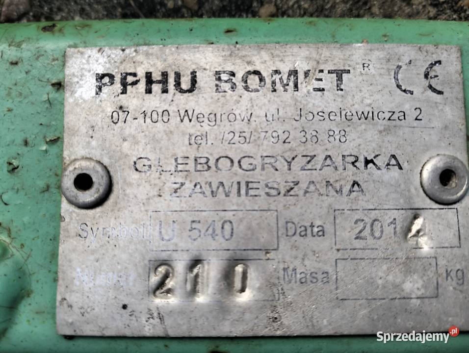 Glebogryzarka Bomet 16