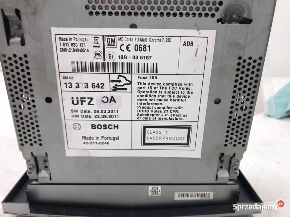 RADIO OPEL CORSA D 13373642 0614 ODTWARZACZ