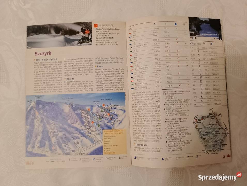 Przewodnik narciarzy POLSKA i SŁOWACJA sporty Oborniki