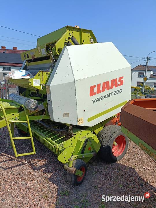 2005 Prasa CLAAS Variant 260 siatka 2x sznurek Claas śląskie Racibórz