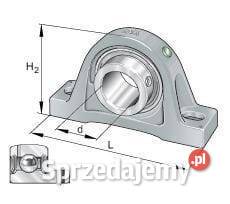 Łożysko z obudową stojącą kompletne PASEY15 Kamionna