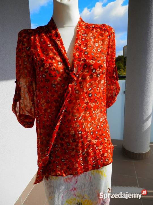 Bluzka Dorothy Perkins Modny Nadruk Wiązanie S