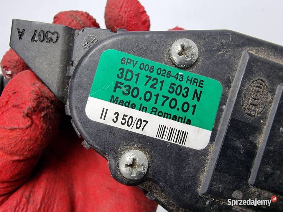 PEDAŁ VOLKSWAGEN PHAETON 3D1721503N Lipno sprzedam