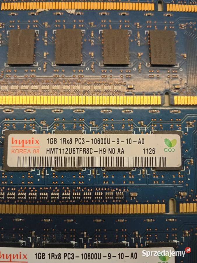 Pamięć RAM DDR3 1gb x 16 hynix DDR3 Myślenice