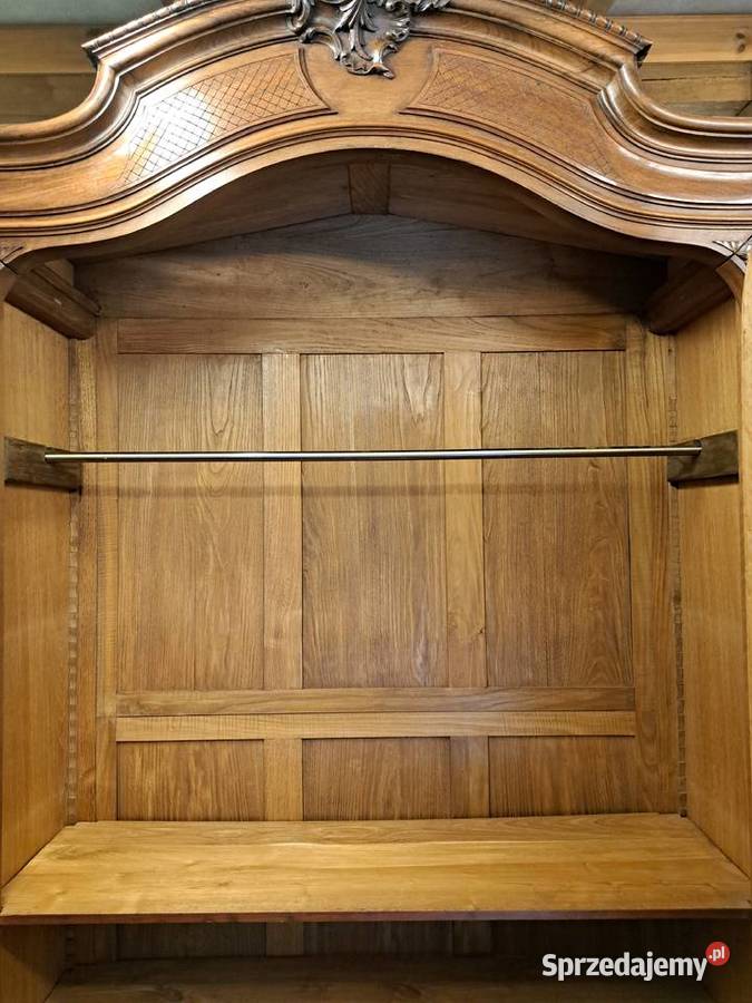 Piękna 2drzwiowa szafa Ludwik Filip z lustrami Myślibórz