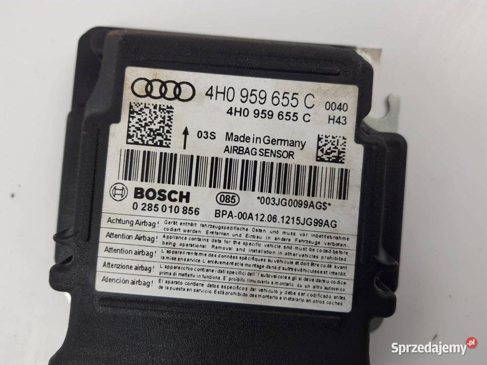 SENSOR AIRBAG 4H0959655C AUDI A6 C7 Lipno