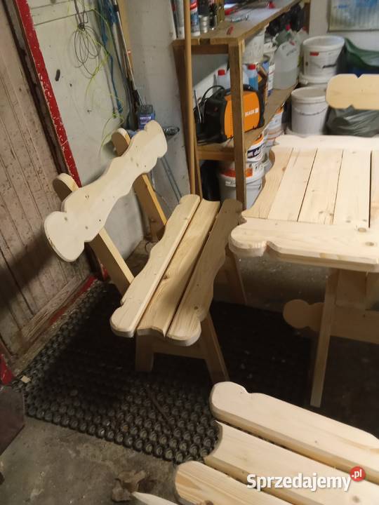 stół komplet ogrodowy ławy wypoczynkowy Białystok