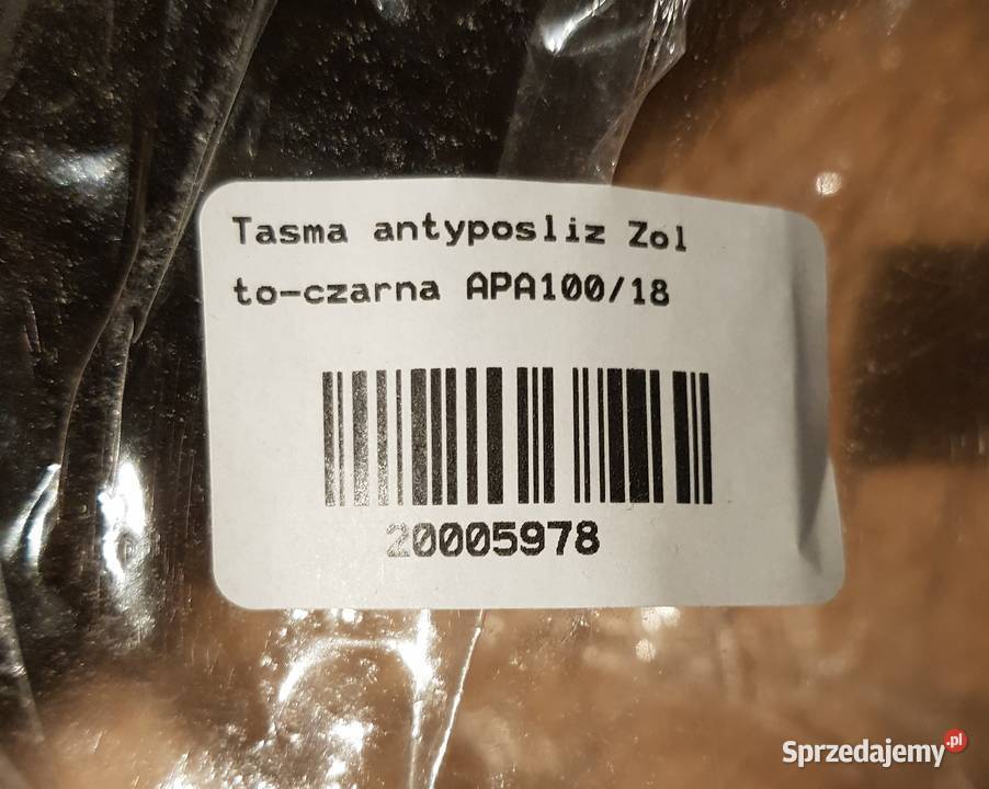 Taśma antypoślizgowa ASTAT żółtoczarna APA 100mm wielkopolskie Golina