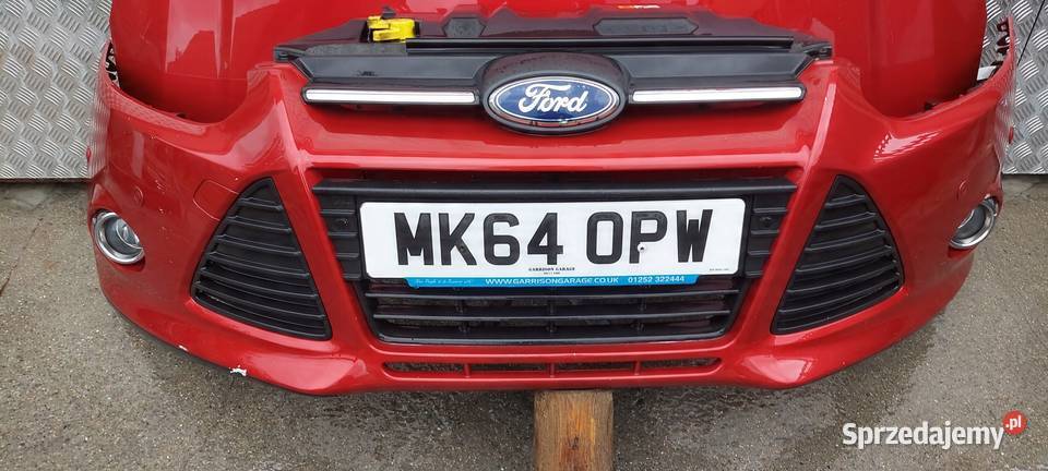 ZDERZAK PRZÓD FORD FOCUS MK3 1014 CZUJNIKI LAK osobowe Międzychód sprzedam